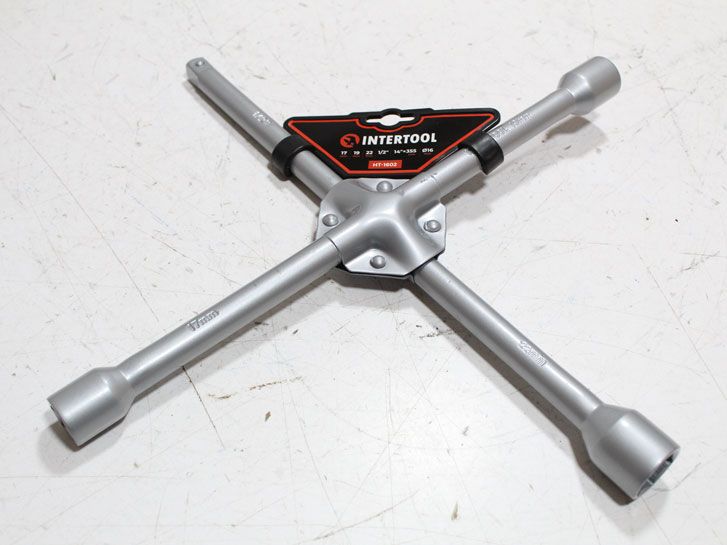 Ключ балонный крестообразный 17х19х22х1/2 усиленнный