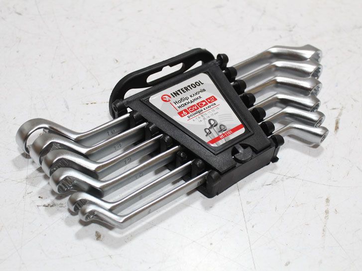 Набор ключей рожково-накидных 6 предметов (6-17мм)