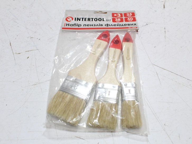 Кисть флейцевая 3 шт. (1.0