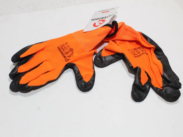 Перчатки трикотажные покрыты латексом 10