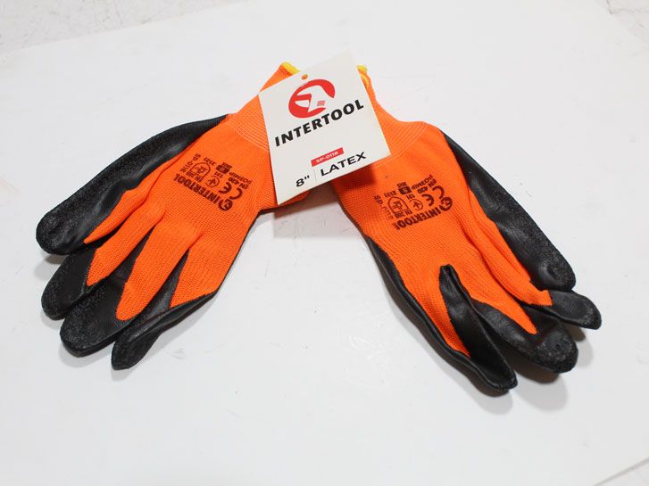 Перчатки трикотажные покрыты латексом 8