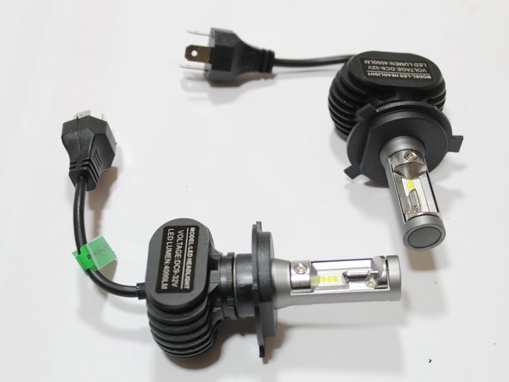 Лампа LED H4 H/L, диод 2*3+2*3 CSP 1616/12-24V, 6000К/тип охлаждения радиатор 