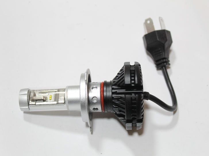 Лампа LED Н4 H/L, диод PHILIPS ZES/ 9-32V,  22W, 6000К/тип охлаждения радиатор 