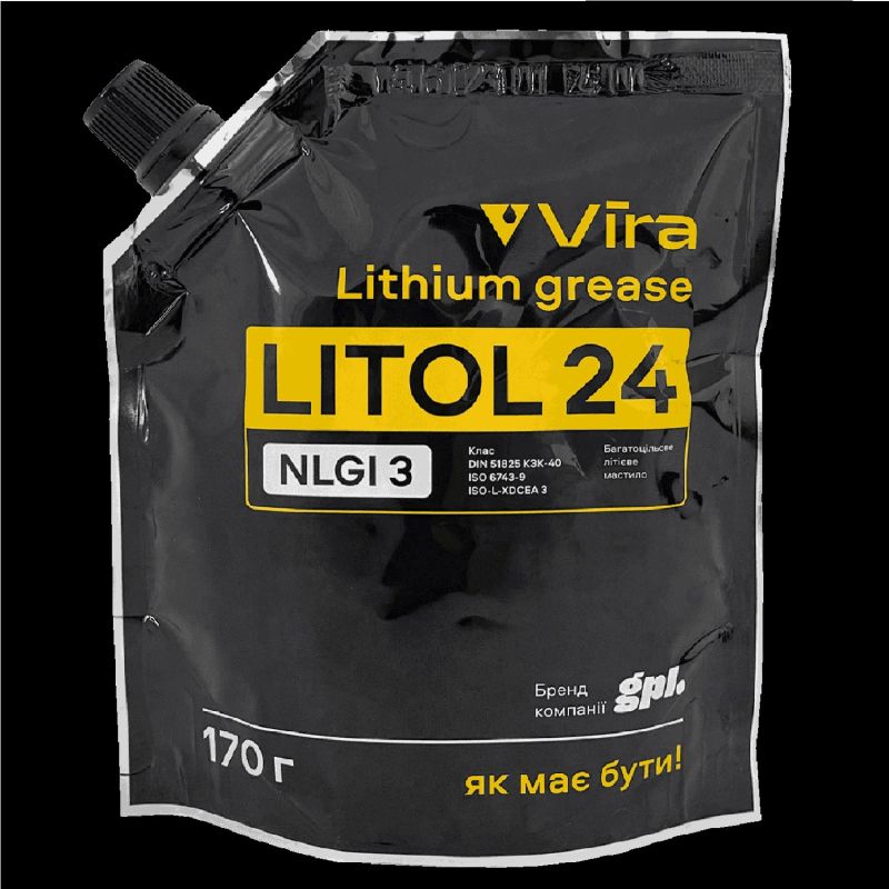 Смазка ЛИТОЛ-24 170гр дой-пак  Vira