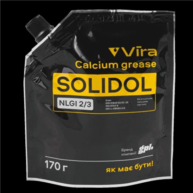 Смазка Солидол жировой  170гр дой-пак Vira