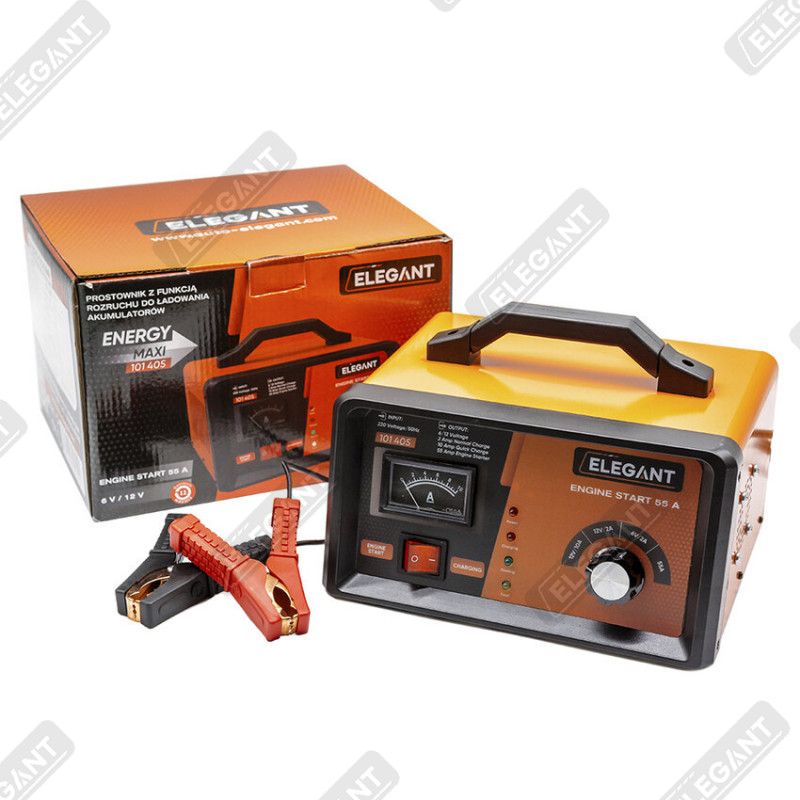 Пуско-зарядное устройство 10А/старт 55А 6-12V EL 101 405 фото 3