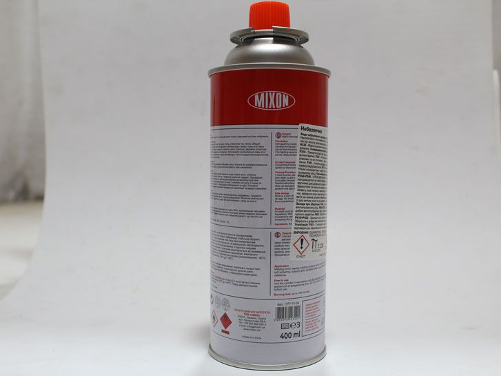 Газовый баллон цанговый 220г. для горелки +45/-40°С фото 3