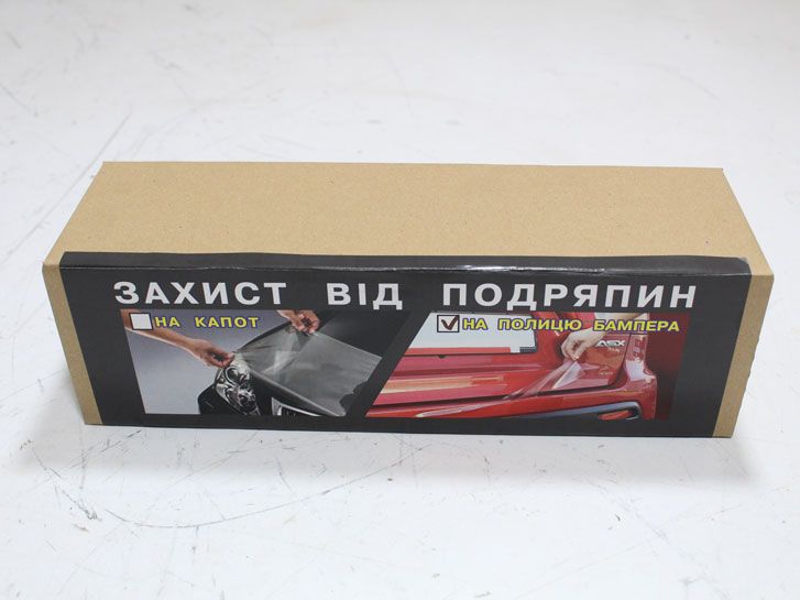 Пленка защитная от царапин на полку бампера + комплект инструментов для поклейки фото 3