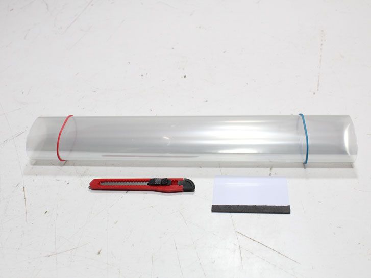 Пленка защитная на фары 400*500 2шт(шпатель+нож) фото 4