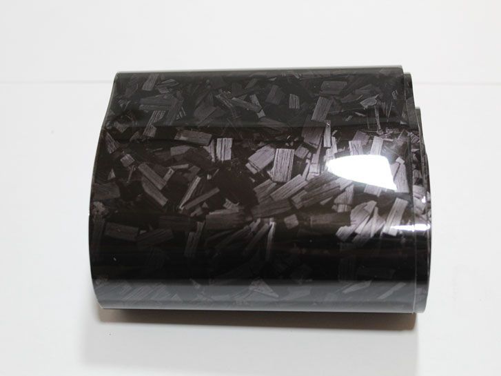 Пленка на стойки авто кованый карбон Премиум комплект 4шт фото 4