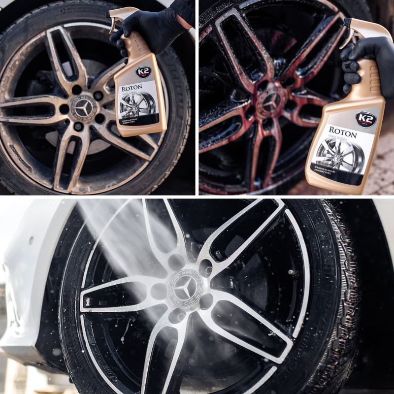 Очиститель дисков колесных и колпаков Roton Wheel Cleaner 700мл K2 фото 7
