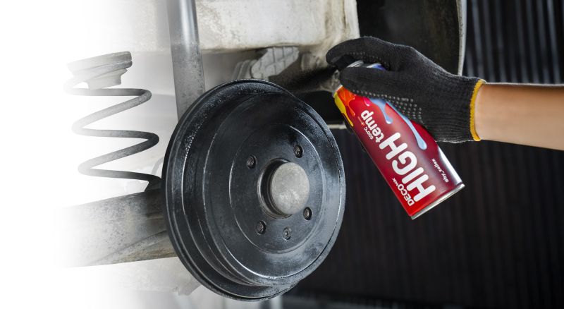 Краска серебристый (0,400 л) термостойкая (600°C) Deco Blik TE-846 фото 2