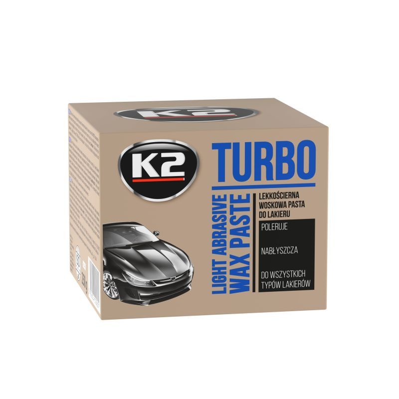 Полироль для кузова и восстановления блеска кузова Turbo с губкой (0,250 кг) K004 K2 фото 2