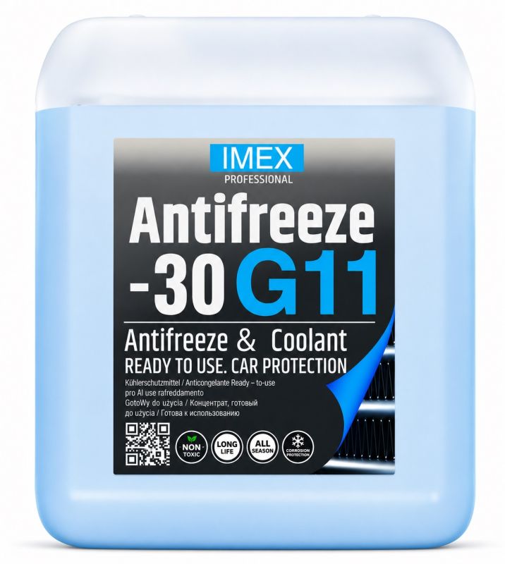 Тосол Антифриз (-30) (10 кг) синий G11 флуоресцентный , присадки BASF