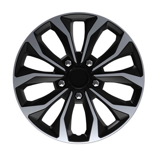 Колпаки автомобильные (4шт.) R14 Hornet PRO Silver&Black