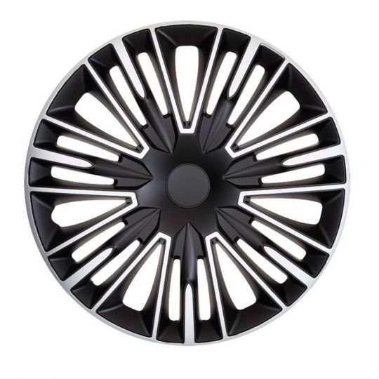 Колпаки автомобильные (4шт.) R14 Jerez Silver&Black
