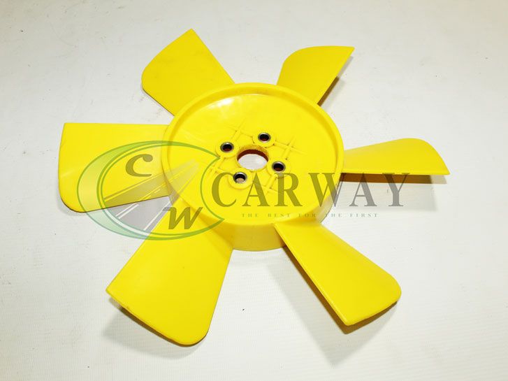 Вентилятор системы охлаждения (крыльчатка) Газель (6-ти лоп.) желтая 3302-1308010