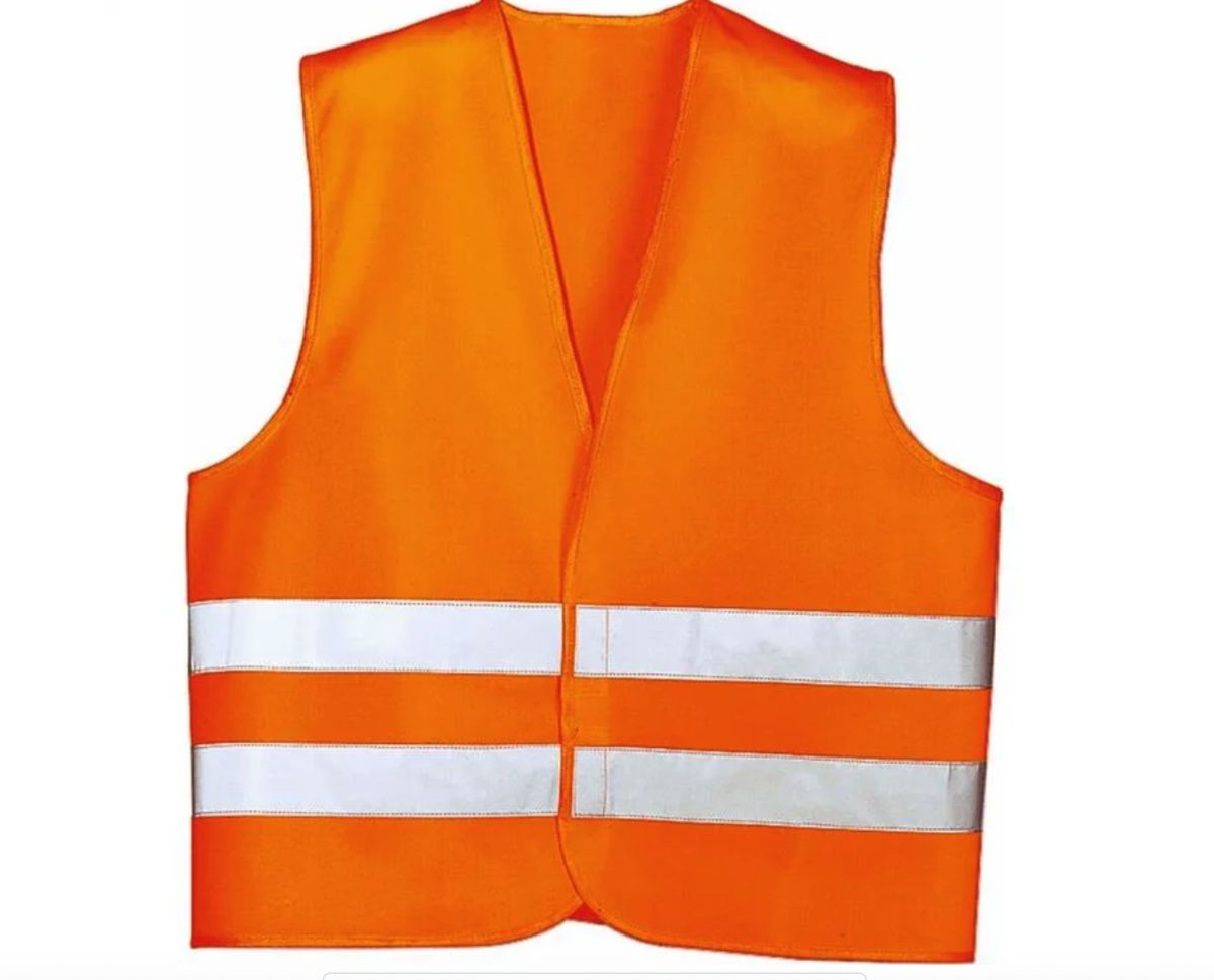 Жилет сигнальный светоотражающий оранжевый 100г/см (пакет) LA 171604 Lavita